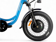 Электровелосипед Eltreco Porter Fat 500 (синий матовый)